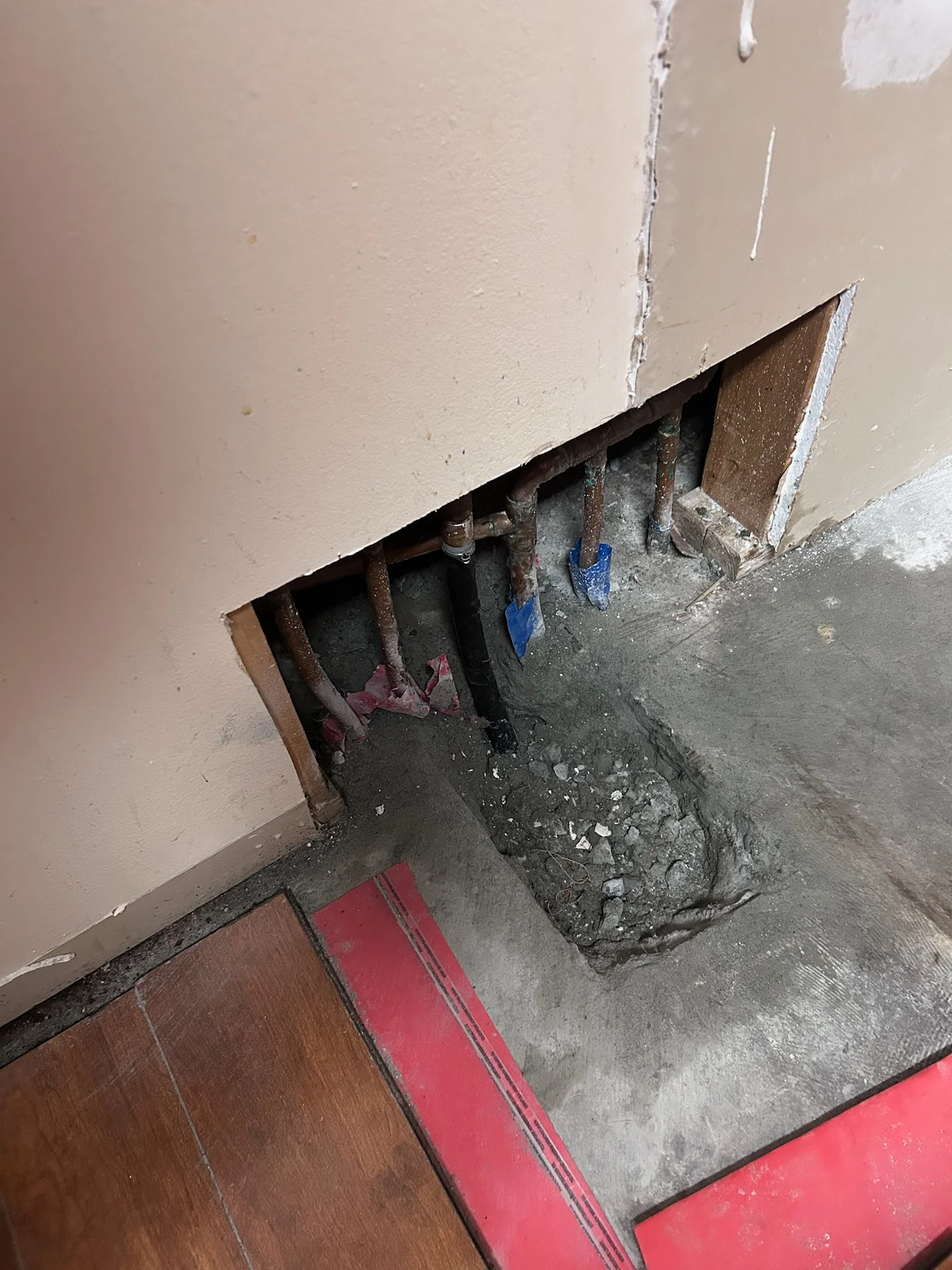 Service plumbing assembly by Heinert Plumbing Central SC