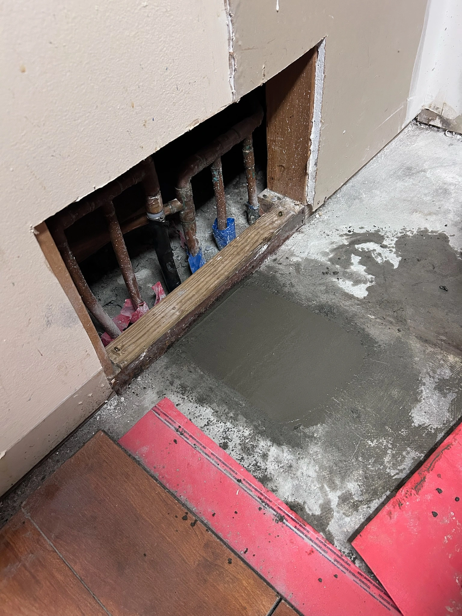 Plumbing repair detail work in Clemson SC
